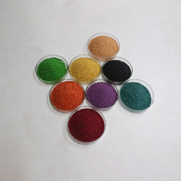 Nisip decorativ, granulație 1.2-1.8 mm, 500 grame – diferite culori