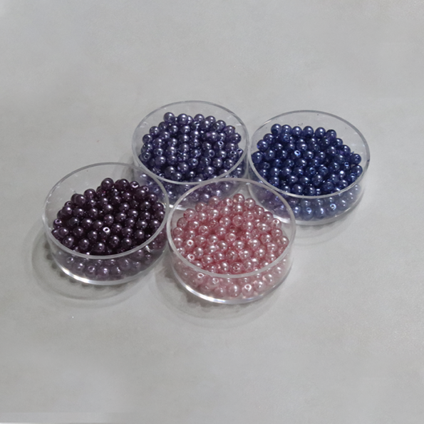 Perle de sticlă 4 mm – diferite culori