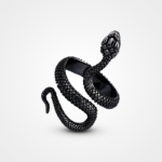 Inel Șarpe Negru