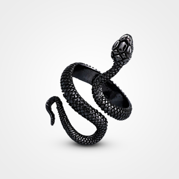 Inel Șarpe Negru